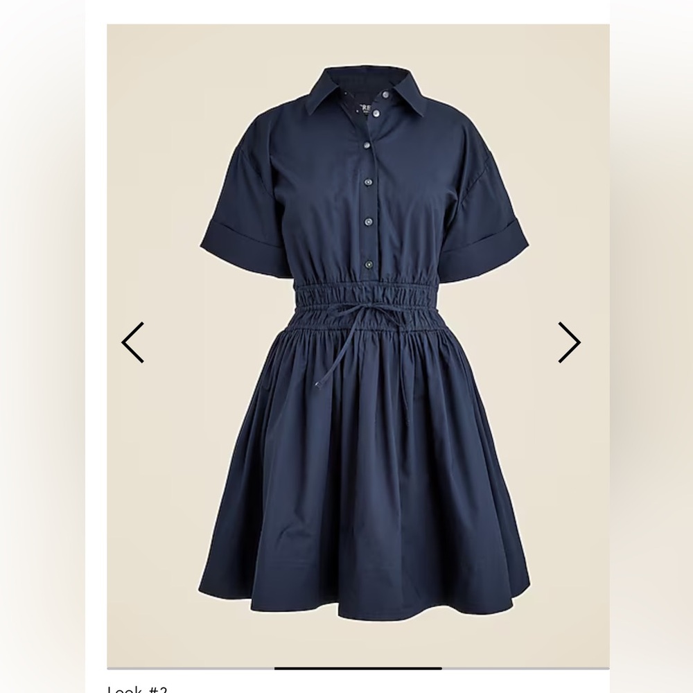 J. Crew Blue Mini Dress Elegant and Versatile